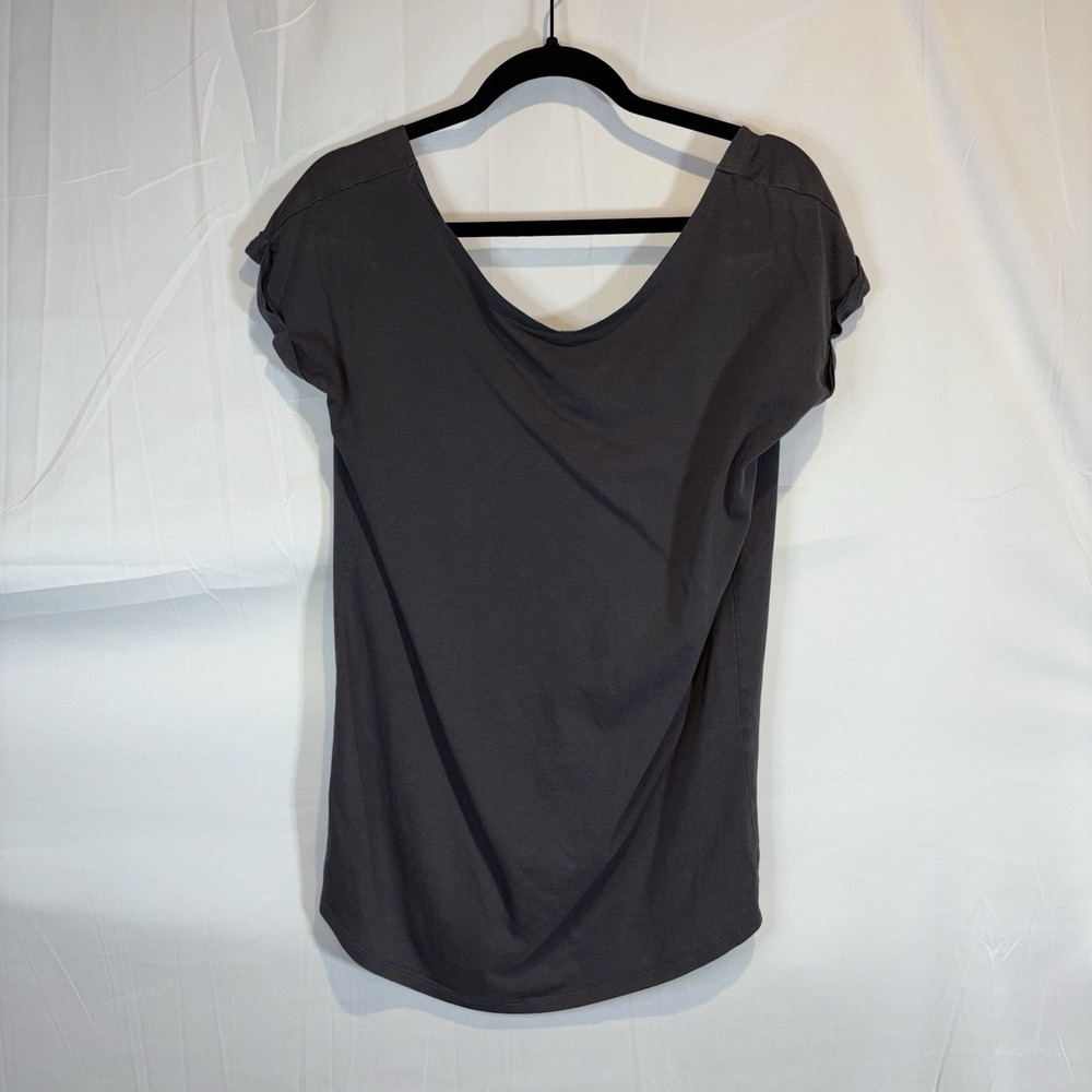 Victoria's Secret Moda Int‎ Gray Top Modal Size Small Basic Staple Piece